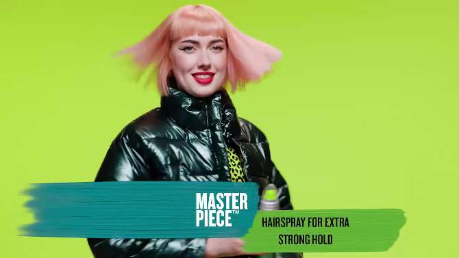 TIGI Bed Head Masterpiece Extra Strong Hold with Massive Shine Hairspray Aerosol - 10.3oz, 2 of 6, play video