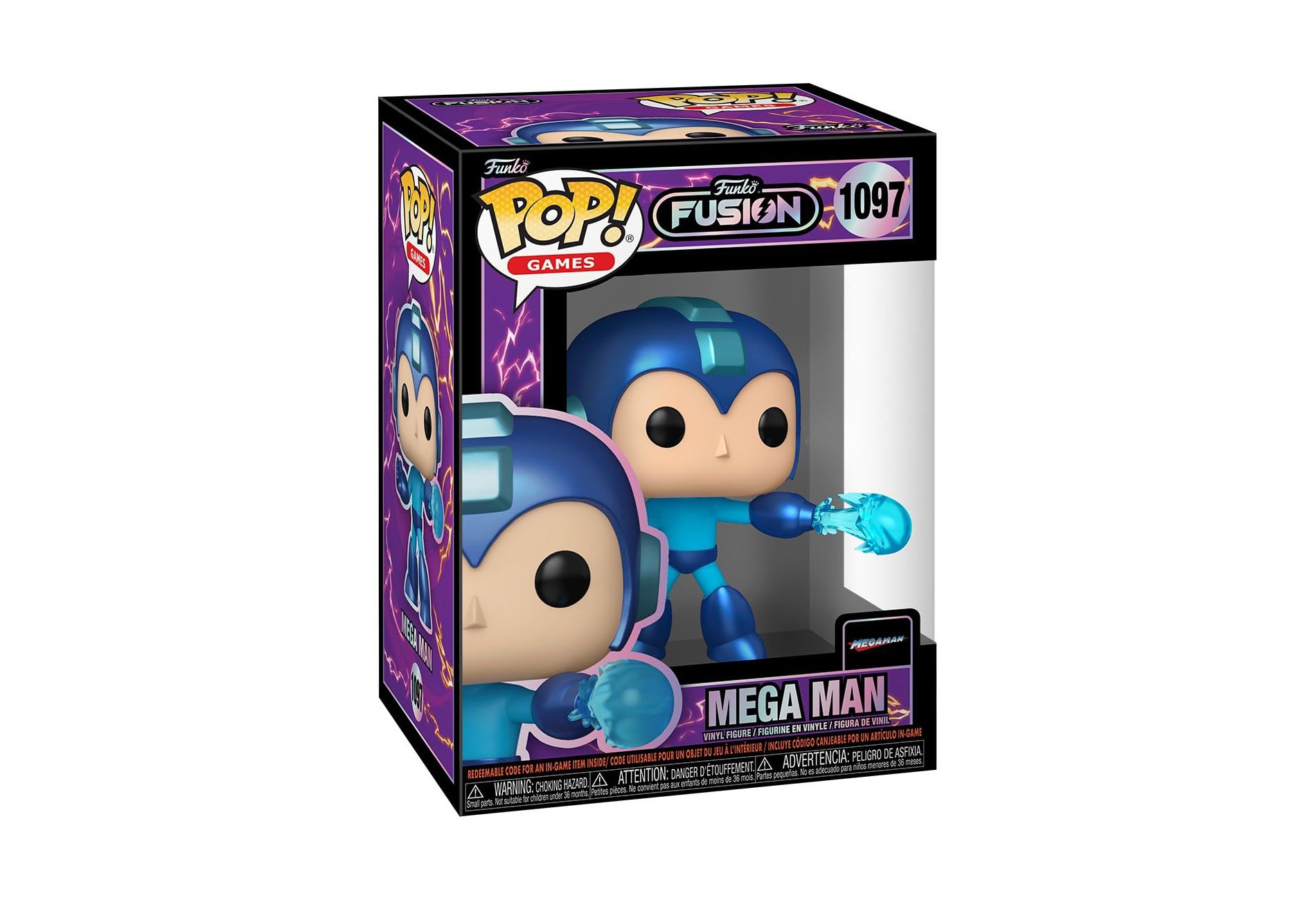 Funko Pop! Games: Fusion - Megaman  Mega Man Chance for Rare Chase Variant Fusion  Collectable Vinyl Figure