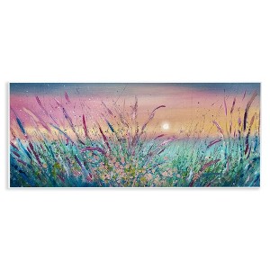 Stupell Industries Pond Reeds Sprouting at Sunset Wall Plaque Art, 17" x 7" - 1 of 4