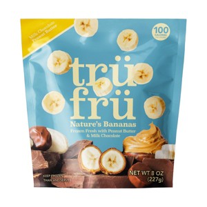 Tru Fru Frozen Bananas in Peanut Butter & Milk Chocolate - 8 fl oz - 1 of 2