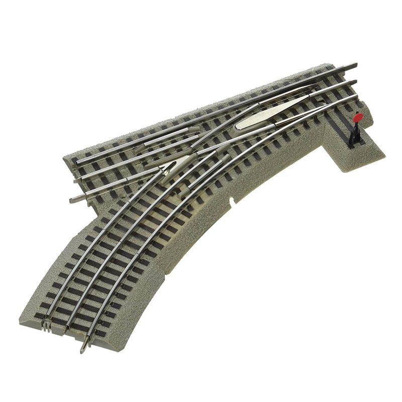 Lionel Trains O-Gauge Fastrack O36 Manual Left Hand Switch Track Piece w/ Curve, 4 of 6