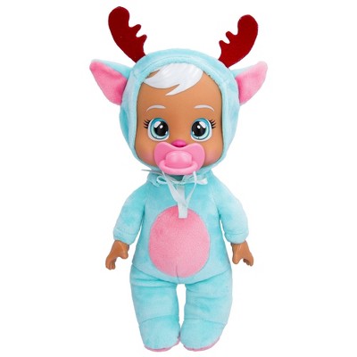 Cry Babies Tiny Cuddles Christmas Eve Doll Target