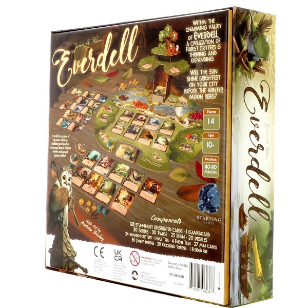 Everdell Juego: Asmodee Juego de Estrategia para Pensamiento Creativo y Guerra, 30-90 Minutos, 1-4 Jugadores 4