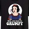 Women's - Disney - You Must Be Grumpy Oversized Graphic T-Shirt - 2 of 4