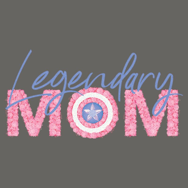 Junior's Women Marvel Mother's Day Legendary Mom Logo Sweatshirt, 2 of 5