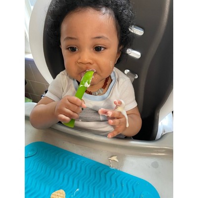 Olababy Silicone Baby Feeding Spoon & Training Set - 2ct