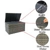 Molly 200 Gallon Rattan Deck Box, Large Patio Storage Box, Outdoor Furniture - Maison Boucle - 4 of 4