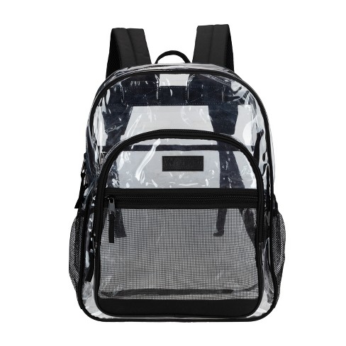 Clear plastic backpack best sale