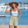Women's Striped High-Waisted Beach Cover Ups Shorts - Cupshe - 2 of 4
