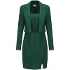 EXLURA Women's Professional Business Lightweight Blazer Dress Suit Sets 2 Piece Work Office Fashion Outfits - 2 of 4