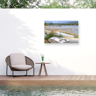 Trademark Fine Art - Beata Czyzowska Young About Boats Matted Framed Art