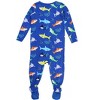 RuggedButts SoftSnooze Baby Boys One Piece Footie Pajamas - 2 of 4