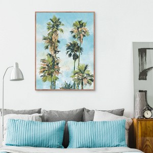 Masterpiece Art Gallery 30"x40" Dancing Palms Portrait Wall Art - 1 of 4