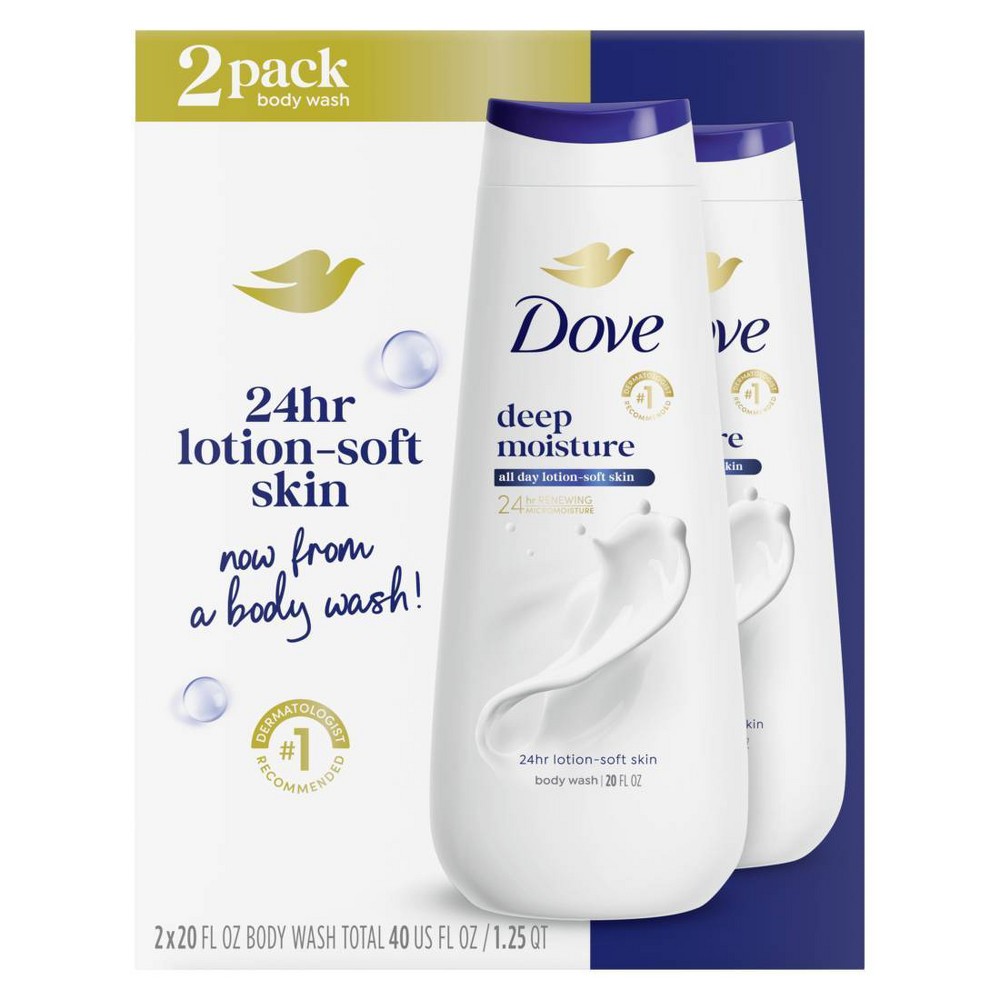 UPC 011111536722 product image for Dove Deep Moisture Body Wash Nourishes the Driest Skin 24hr Lotion-Soft Skin - 2 | upcitemdb.com