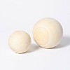 6" Decorative Stone Wood Ball Natural - Threshold™ designed with Studio McGee - image 4 of 4