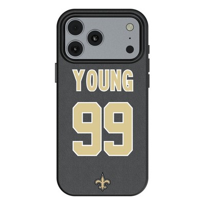 NFL New Orleans Saints Players Game Tactic MagSafe Compatible Cell Phone Case for Apple iPhone 17 Series