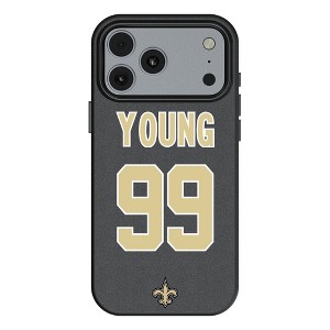 NFL New Orleans Saints Players Game Tactic MagSafe Compatible Cell Phone Case for Apple iPhone 17 Series - 1 of 4