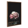 Kate and Laurel Sylvie Peony Framed Canvas by Alicia Abla, 23x33, Gold - 2 of 4