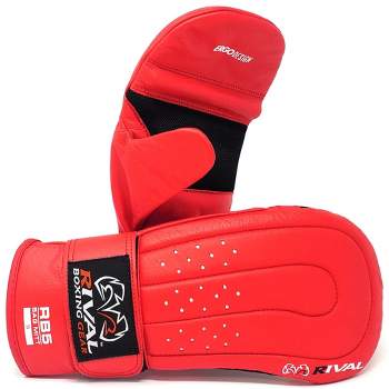 Rival Boxing RB5 Hook and Loop Leather Training Bag Mitts