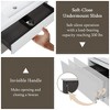 SEVOBAL Bathroom Vanities 36 Inch Sleek Floating Vanity: Resin Washbasin Whisper Quiet Soft Closing Storage, White, 35.43"*19.69"*22.44" - 4 of 4