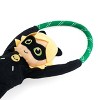 ZippyPaws RopeTugz Dog Toy, Durable Rope for Tugging and Chewing, Plush Body with Squeaker, Miraculous Cat Noir - 4 of 4