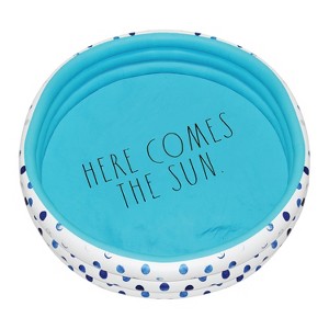 CocoNut Outdoor Rae Dunn 54" Mini/Kiddie Pool - Indigo Polka Dot Patterned - 1 of 4