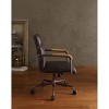 Vynxaria Harith Antique Slate Top Grain Leather Office Chair - Luxurious & Ergonomic Design - 2 of 4