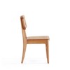 Set of 4 Giverny Dining Chairs Natural - Manhattan Comfort: Ash Wood Frame, Matte Finish, No Assembly Required - 4 of 4