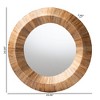 bali & pari Tarun Bohemian Grasscloth Accent Mirror - 4 of 4