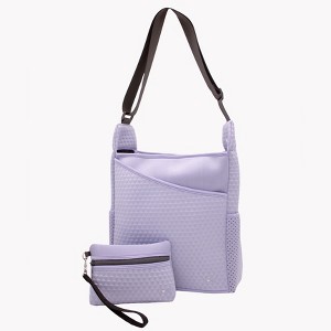 GLOVE IT Neoprene Tote & Wristlet, Iris - 1 of 4