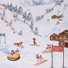 Framed Dog Ski Resort Print 20"H - 3 of 3