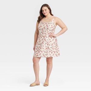 Women's Mini Woven Tank Dress - A New Day™ - 1 of 3