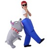 Joyfy Family Inflatable Costumes, Biting By a Dog Inflatable, Blow-up Costume  for Halloween Themed Cosplay Party - 3 of 4