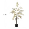 Artificial Palm Tree, 120cm Artificial Palm Tree in a Pot for Indoors and Outdoors, Fake Plastic Palm Plants for Modern Decoration, Decoration - 2 of 4
