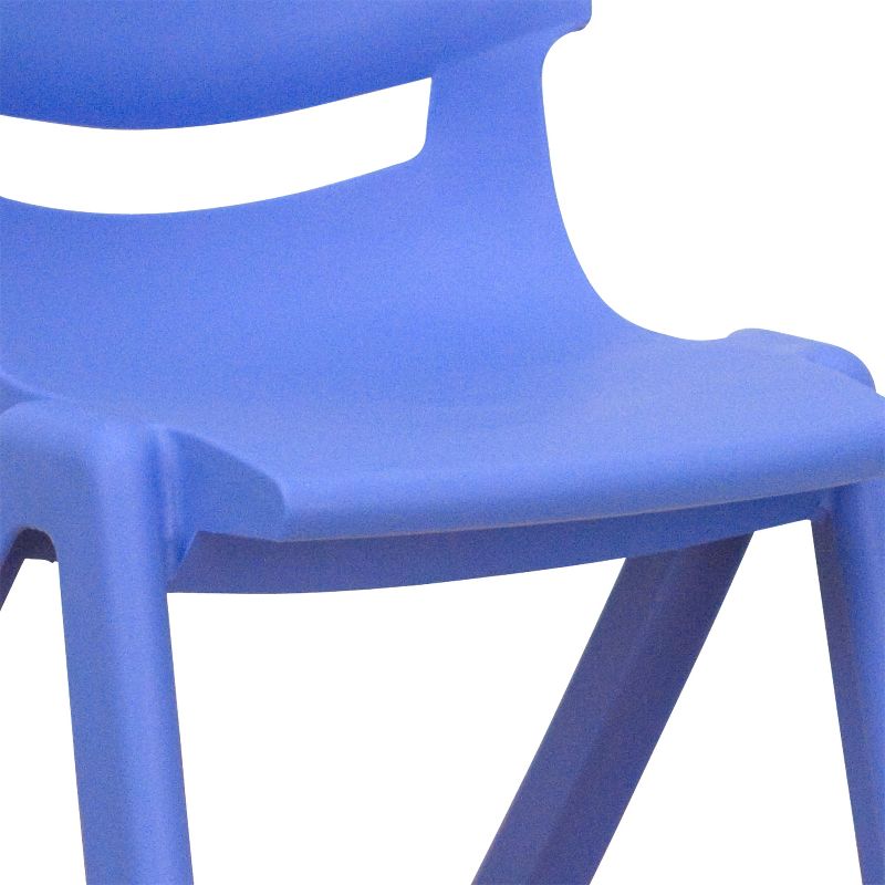 Flash Furniture 4 Pack Plastic Stackable School Chair with 12'' Seat Height, 5 of 11