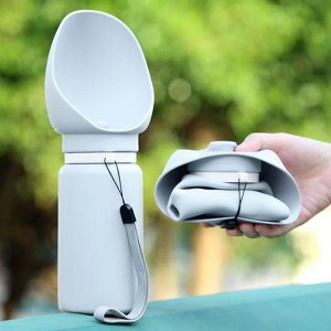 Portable Dog Water Bottle, Travel Dog Water Dispenser, Pet Outdoor Drinking Cup, Puppy Water Feeder for On-the-Go Hydration.-550ml - 1 of 4