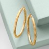 Ross-Simons 14kt Yellow Gold Diamond-Cut Hoop Earrings - 3 of 4