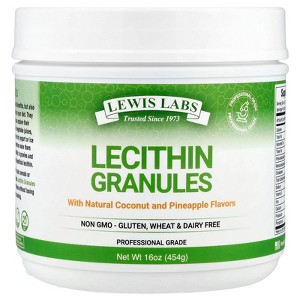 Lewis Labs Lecithin Granules, Natural Coconut and Pineapple, 16 oz (454 g) - 1 of 4