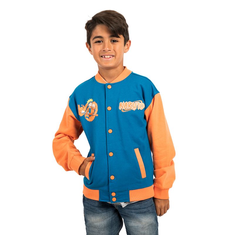 Naruto Blue and Orange Youth Bomber Jacket, 1 of 4