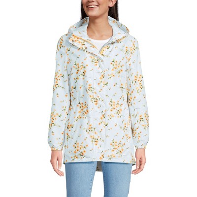 Lands' End Women's Squall Packable Waterproof Raincoat
