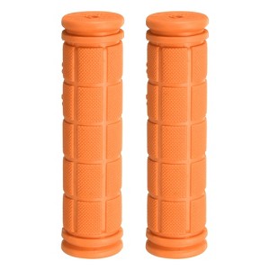 Unique Bargains Rubber Non-Slip Mushroom Bike Fit 7/8" Handlebar Grips 4.53" 1 Pair - 1 of 4