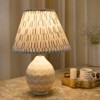 Ivory Herringbone Table Lamp - 3 of 4