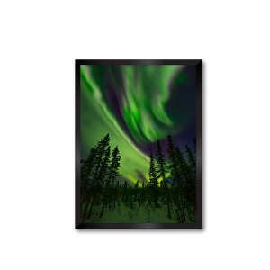 Courtside Market Emerald Greens 30x40 Statement Piece - Framed Artboard - 1 of 2
