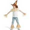 Joyfy Halloween Party Dress Up Scarecrow Costume Set with Straw Hat Straw Skirt for Kids Adults Halloween Scarecrow Cosplay Harvest Party Accessories - 4 of 4