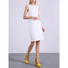 BLISSFUL STEP Women's Faux Suede Lace Up Platform Block Heel Pumps - 2 of 3