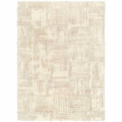 Hauteloom Iduia Beige Plush Area Rug