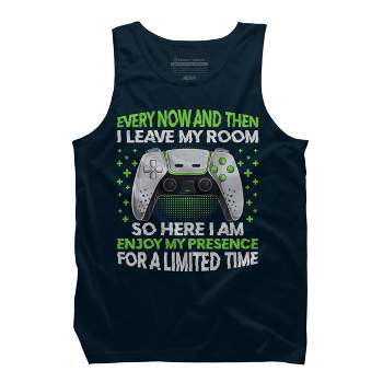 Design By Humans Funny Video Games Every Now And Then I Leave My Room By Tank Top