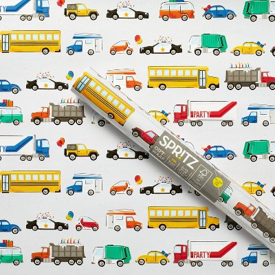 Construction Vehicles Wrapping Paper – Porteso