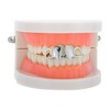 Unique Bargains Hip Hop Left and Right Fake Grills 1 Set - 2 of 4