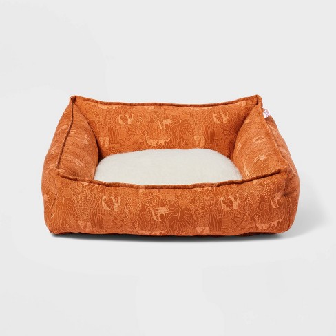 Cuddler Dog Bed S Coral Orange Boots Barkley Target